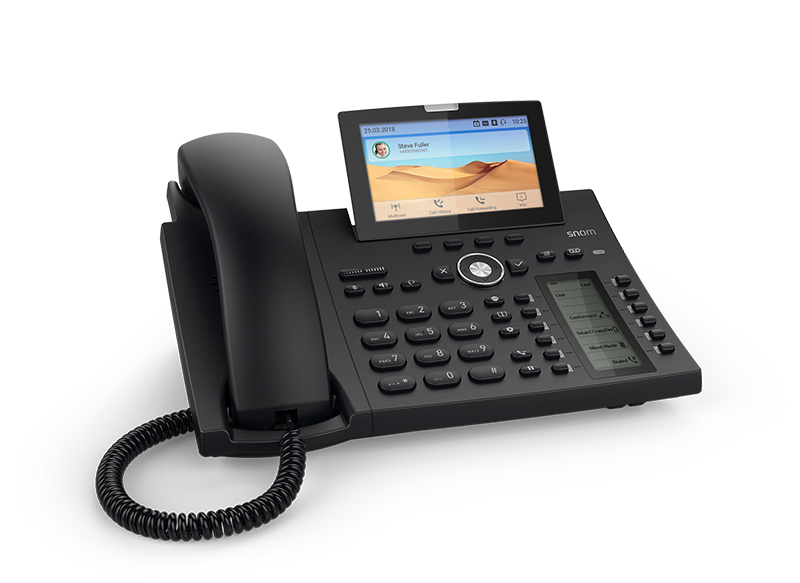 Téléphone de bureau IP Snom D385